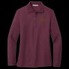 Ladies Silk Touch Long Sleeve Polo Thumbnail