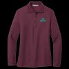Ladies Silk Touch Long Sleeve Polo Thumbnail