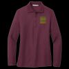 Ladies Silk Touch Long Sleeve Polo Thumbnail