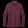 Ladies Silk Touch Long Sleeve Polo Thumbnail