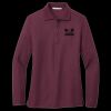 Ladies Silk Touch Long Sleeve Polo Thumbnail