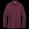Ladies Silk Touch Long Sleeve Polo Thumbnail