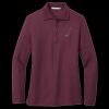 Ladies Silk Touch Long Sleeve Polo Thumbnail