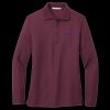 Ladies Silk Touch Long Sleeve Polo Thumbnail