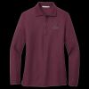 Ladies Silk Touch Long Sleeve Polo Thumbnail