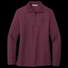Ladies Silk Touch Long Sleeve Polo Thumbnail