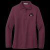 Ladies Silk Touch Long Sleeve Polo Thumbnail