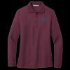 Ladies Silk Touch Long Sleeve Polo Thumbnail