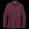 Ladies Silk Touch Long Sleeve Polo Thumbnail