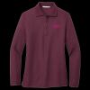 Ladies Silk Touch Long Sleeve Polo Thumbnail