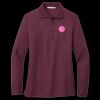Ladies Silk Touch Long Sleeve Polo Thumbnail
