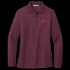 Ladies Silk Touch Long Sleeve Polo Thumbnail