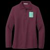 Ladies Silk Touch Long Sleeve Polo Thumbnail