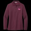 Ladies Silk Touch Long Sleeve Polo Thumbnail