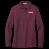 Ladies Silk Touch Long Sleeve Polo Thumbnail