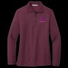 Ladies Silk Touch Long Sleeve Polo Thumbnail