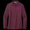Ladies Silk Touch Long Sleeve Polo Thumbnail