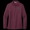 Ladies Silk Touch Long Sleeve Polo Thumbnail