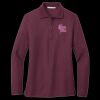 Ladies Silk Touch Long Sleeve Polo Thumbnail