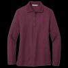 Ladies Silk Touch Long Sleeve Polo Thumbnail