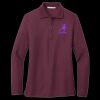 Ladies Silk Touch Long Sleeve Polo Thumbnail