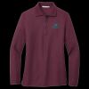 Ladies Silk Touch Long Sleeve Polo Thumbnail