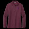 Ladies Silk Touch Long Sleeve Polo Thumbnail