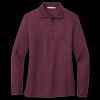 Ladies Silk Touch Long Sleeve Polo Thumbnail