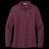 Ladies Silk Touch Long Sleeve Polo Thumbnail